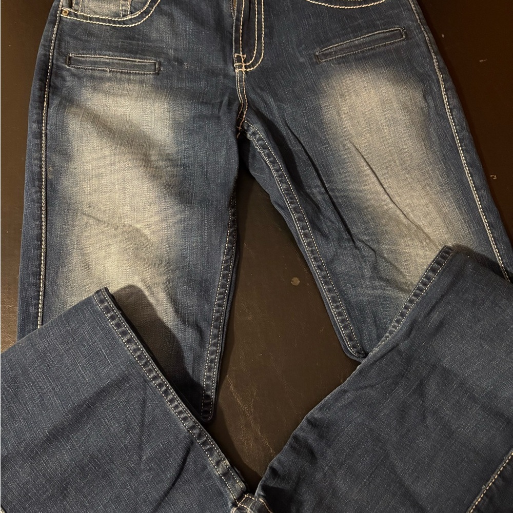 Cowgirl Tuff Women's Blue Bootcut Jeans